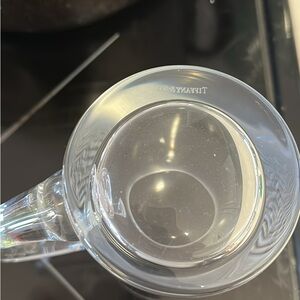 Tiffany & Co. Elegant Clear Glass Mug